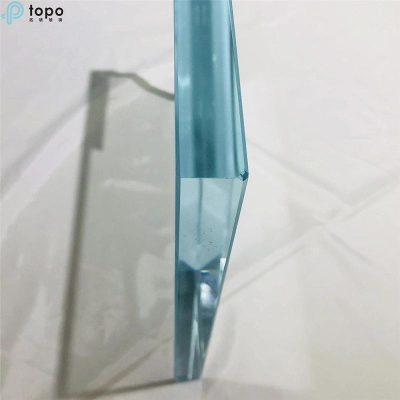 Guangzhou 3mm-22mm High Transparent Extra Clear Low Iron Purest Showcase Glass (PG-TP)