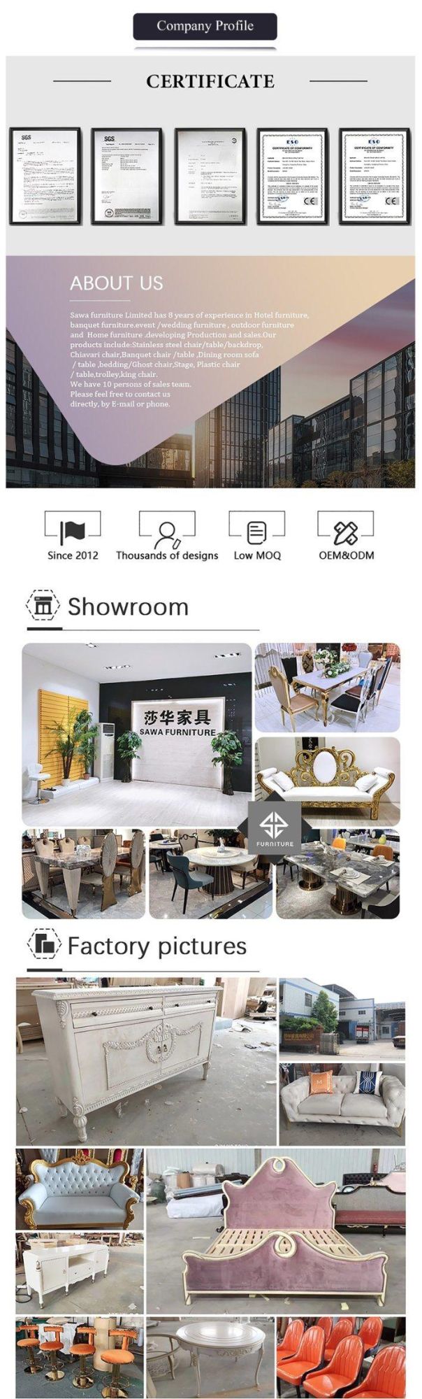 New Round Foot Stainless Steel Frame Glass Table Top Wedding Banquet Modern Luxurious Golden Semicircle Table