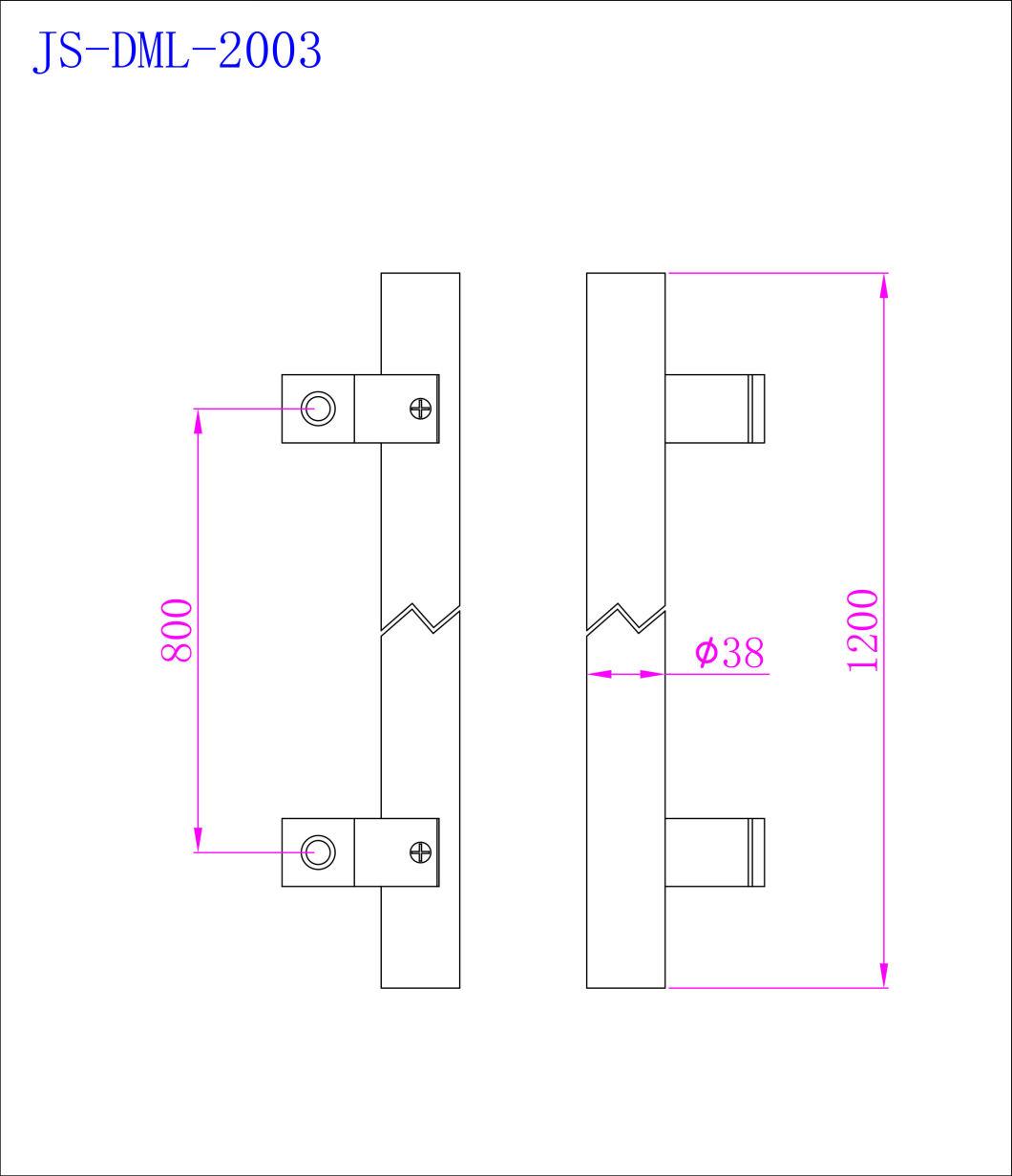 Glass Door Furniture Hardware Stainless Steel Door Accessories Cc 800 Customized Satin Finish Glass Door Handle T Bar Handle