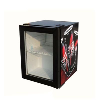 Smad 0.8cuft 21L Mini Glass Door Beverage Display Showcase Cooler Fridge