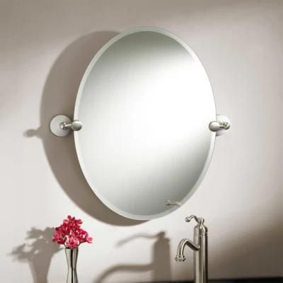 2020 Hotel Using Frameless Bathroom Mirror with Polished Edge