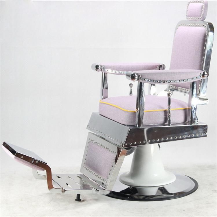 Hl-9269 Salon Barber Chair for Man or Woman with Stainless Steel Armrest and Aluminum Pedal