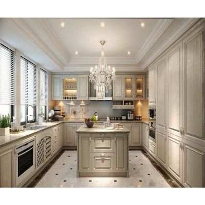 North American Customized Kitchen Pantry Furniture Classic Cherry Wood Kitchen Cabinets American Kitchen Cabinet
