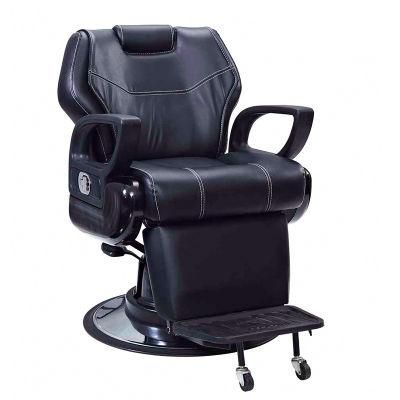 Hl-6085D Salon Barber Chair for Man or Woman with Stainless Steel Armrest and Aluminum Pedal