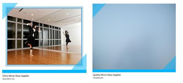 1mm to 6mm Silver Mirror, Double Coated Float Glass Mirror