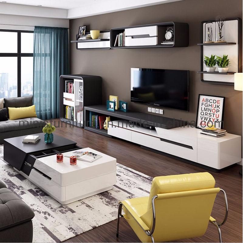 (MN-MCT809) Modern Hotel/Homeouse Living Room TV Stand and Coffee Table