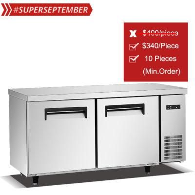 Commercial Refrigerator with Worktable Freezer Workbench