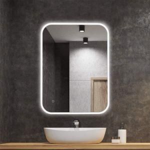 24&quot; X 32&quot; Horizontal/Vertical Dimmable LED Bathroom Vanity Mirror Wall Makeup Mirror with Light