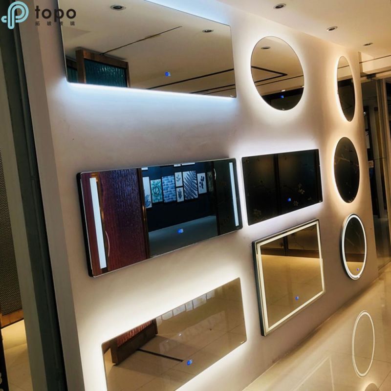 H500mm*700mm 3D LED Light Wall Bathroom Makeup Mirror on Sale (MR-YB1-DJ003)