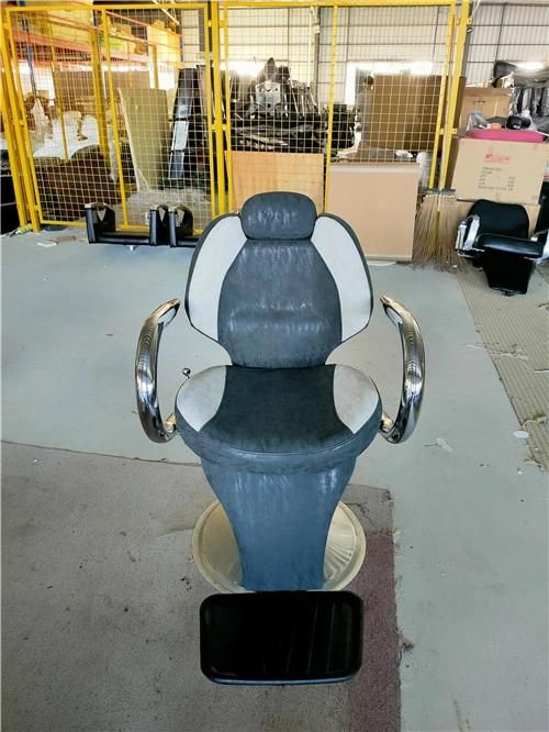 Hl-1033b 2021 Salon Barber Chair for Man or Woman with Stainless Steel Armrest and Aluminum Pedal