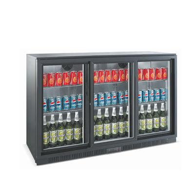 320/330L Sliding Glass Door Low Power Mini Beer Showcase Cooler