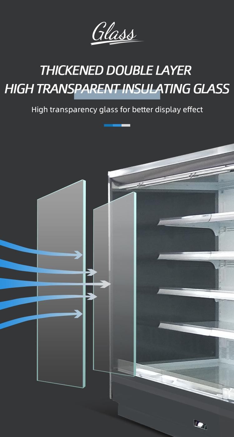 Cheap Vertical Upright Glass Door Freezer Cooler Refrigerator & Fridges Display Showcase for a Cold Drink in Retail Supermarket
