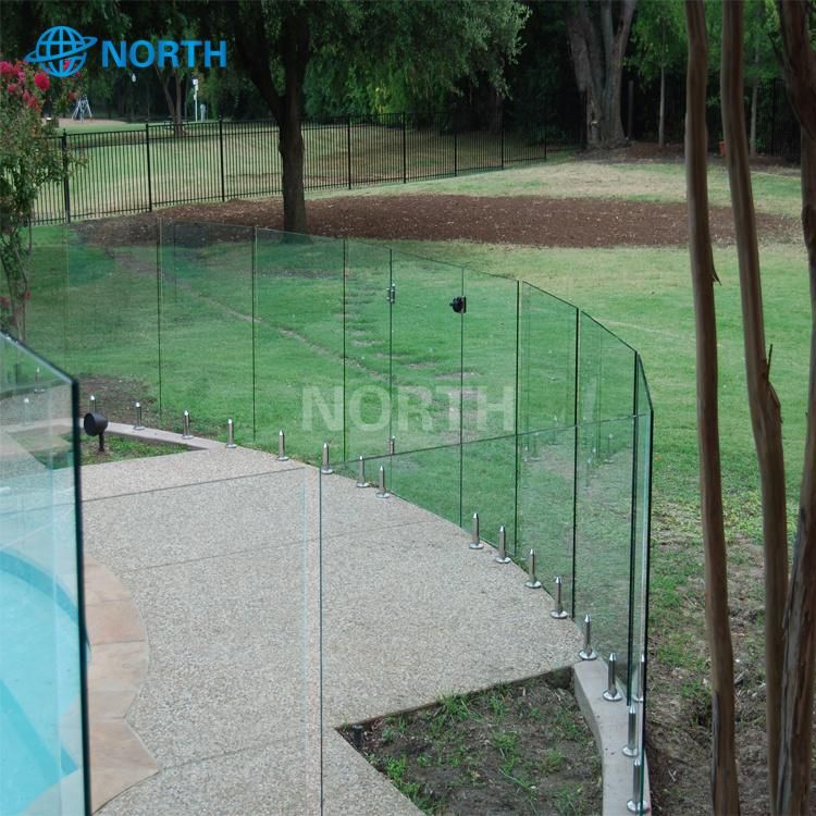 New Popular Glass Fence Low Iron Tempered Laminated Glass Fence