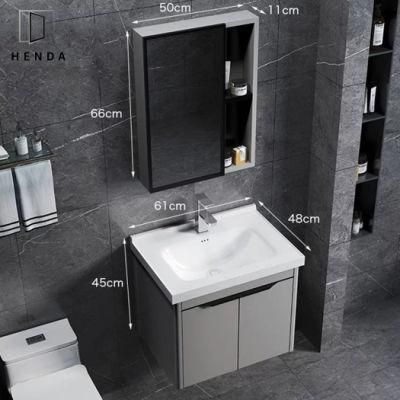 Small Home Furniture Aluminium Cabinet Bathroom Vanity Unit