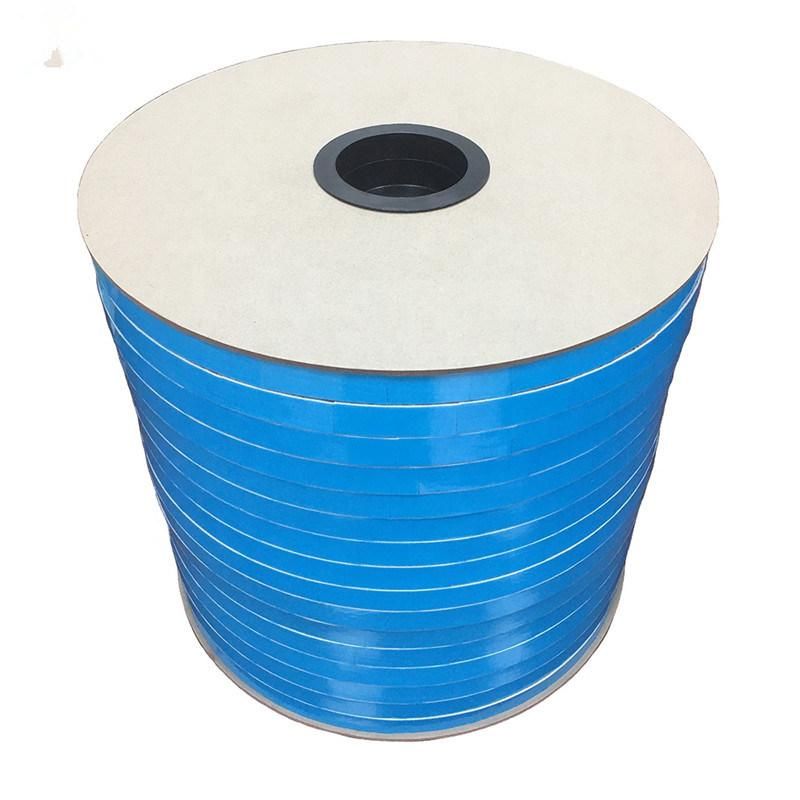 Blue Non-Adhesive EVA Rubber Foam Pads 25*25*5+1.5mm for Glass Shipping on Rolls Paper Liner