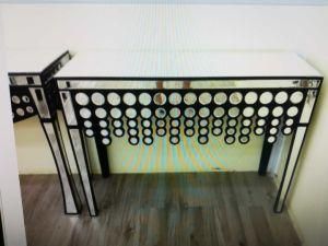 New Arrive Elegant Mirror Desk Glass Crafts New York Mirrored Console Table