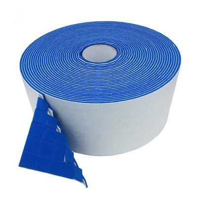 25X25X5mm on Rolls Paper Liner Blue Static Cling Glass Separator EVA Rubber Foam Pads