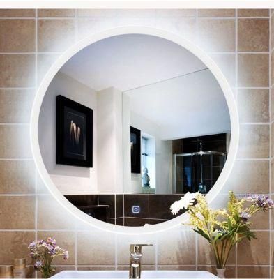 Hotel furniture Supplies Bathroom Fitting Mirror Designed Mirror LED Wall Mirror with Touch Sensor