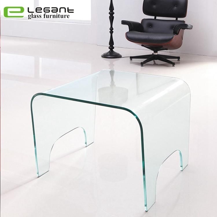 Small Bent Glass Coffee Table