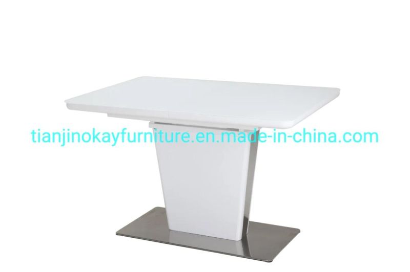 High Quality Glass MDF Dining Sets Tables Modern Room Furniture