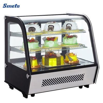 200L Supermarket Commercial Front Curved Glass Chiller Showcase Price