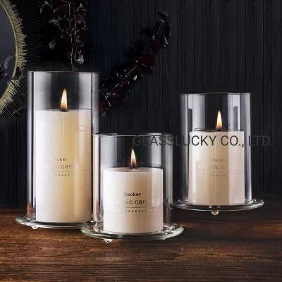 Modern Candle Holder for Home Decoration Candle Holder in Bulk Decorative Glass Candle Holders Tealight
