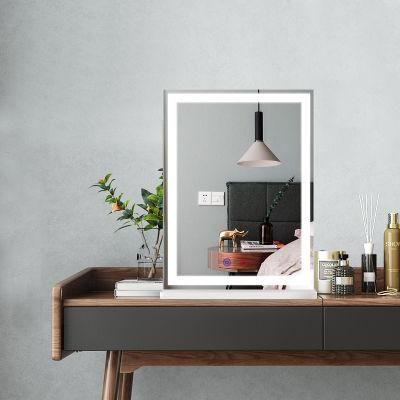 Livingroom Decorative Wall and Desk Makeup Lighted Framed Mirror