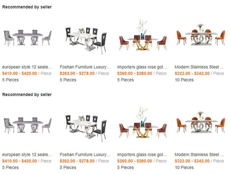 Popular Rectangle Modern Center Dining Room Tempered Glass Table