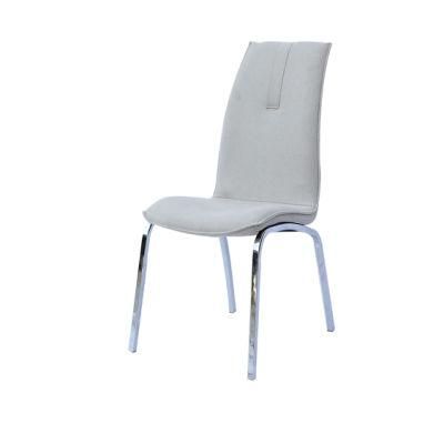 Modern Home Outdoor Banquet Restaurant Furniture Fabric Upholstered Metal Steel Dining Chair for Office