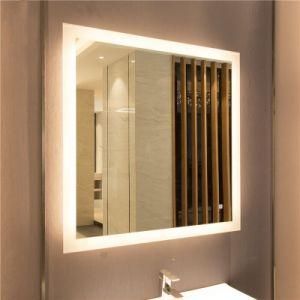 Hot Sale Customized Ice-Flower Bathroom Illuminated Wall Mount LED Vanity Makeup LED Mirror
