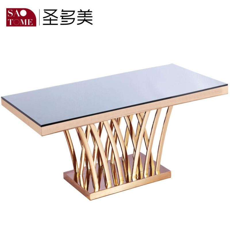 Modern Simple Tempered Glass Coffee Table End Table