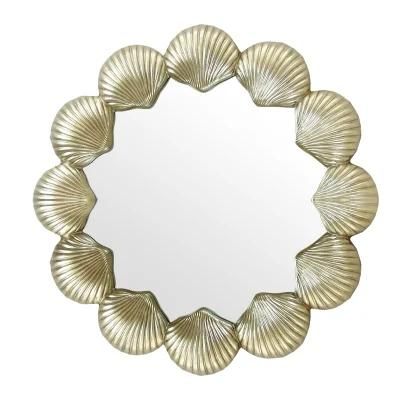 Background Wall Creative Decorative Mirror Shell Mirror Bathroom Mirror