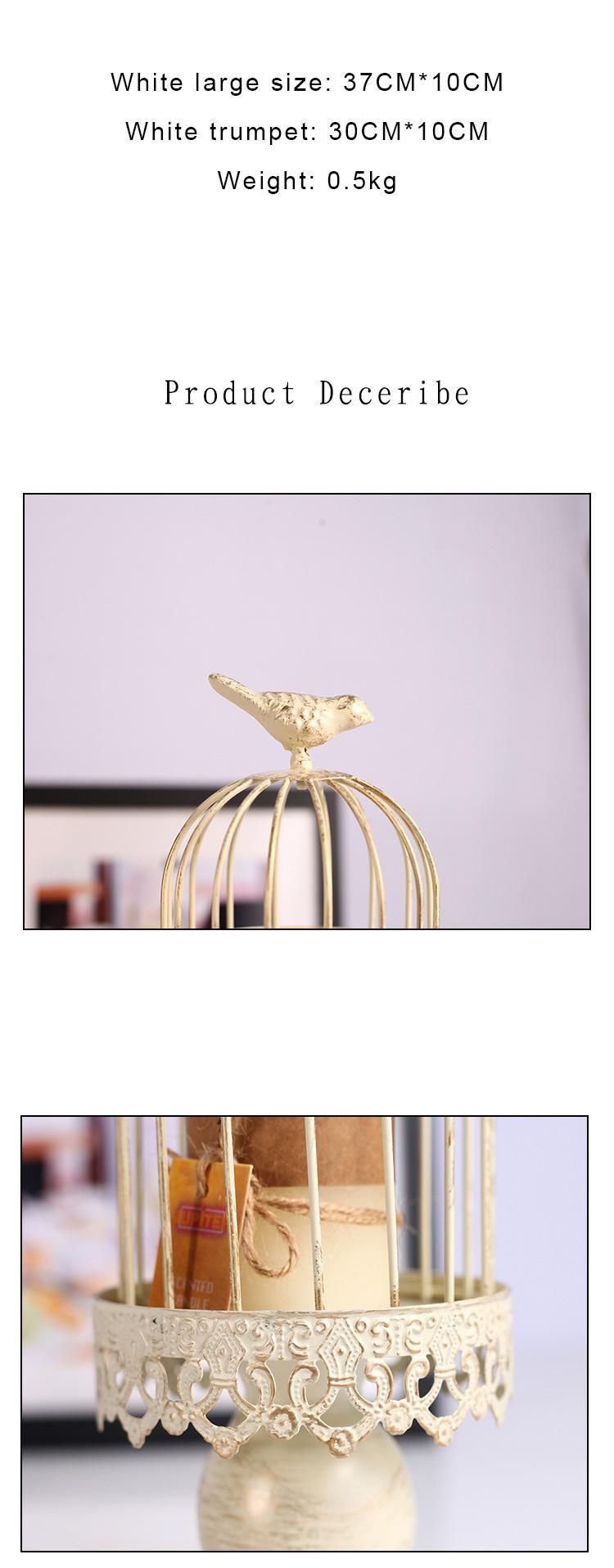 New Design Wedding Home Decoration Flower Arrangement Ornament Glass Metal Candle Holder