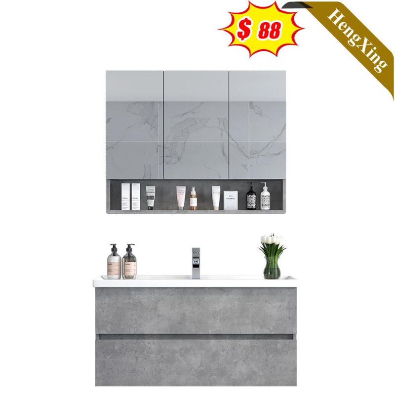 Modern Glass Basin Bathroom Vanity Cabinet with LED Mirror with Real Cheap Price