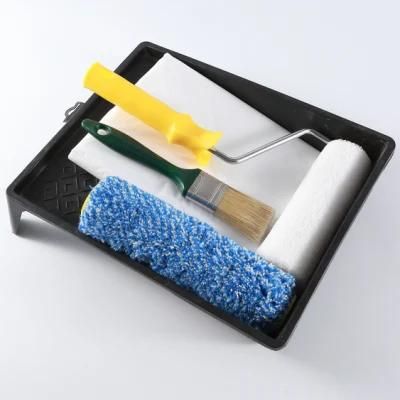 High Quality Durable Synthetic Fibre Polyester Fibre Roller Brush Paint Brush Tray Set