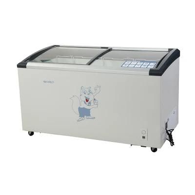 Hight Quality Chest Freezer Display Freezer Ice Cream Showcase Freezer (SDX-248)