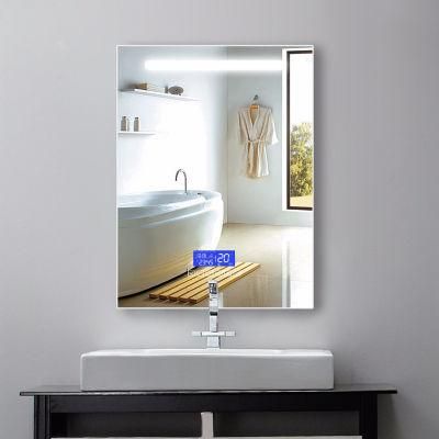 Hotel Wall-Mounted Vanity Makeup Bluetooth Music Speaker LED Bath Mirror