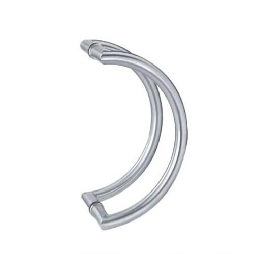 Stainless Steel 304 Bend Pull Handle for Glass Door