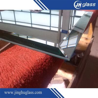 Frameless Beveled Edge Clear Mirror Glass