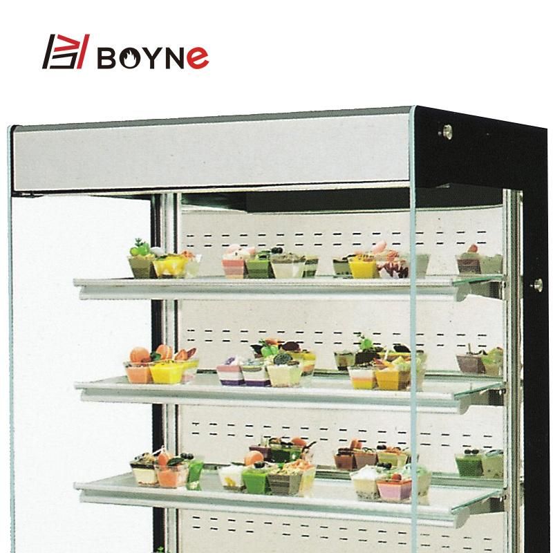 Bakery Shop 5 Layer Air Cooling Open Type Cake Display Showcase