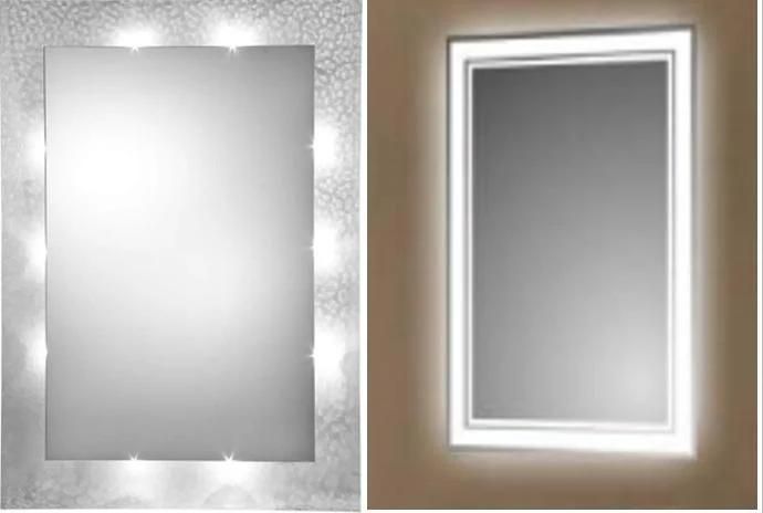 Bathroom LED Mirror Wall Lamps Mirror Glass Waterproof Lighted Furniture