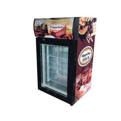 Ice Cream Display Showcase Freezer Ice Cream Freezer Restaurant Display Cabinet SD-50L