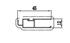 Nepal 70 90 100 Series Aluminium Window and Door Profiles