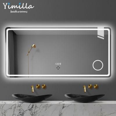 Bathroom Frameless electric Magnifying Best Lighted LED Makeup Mirror