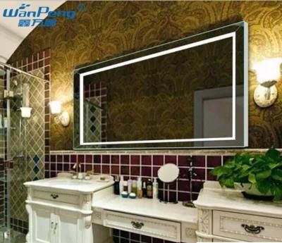Modern European Style Luxury Bathroom Furniture Smart LED Glass Mirror with Frame