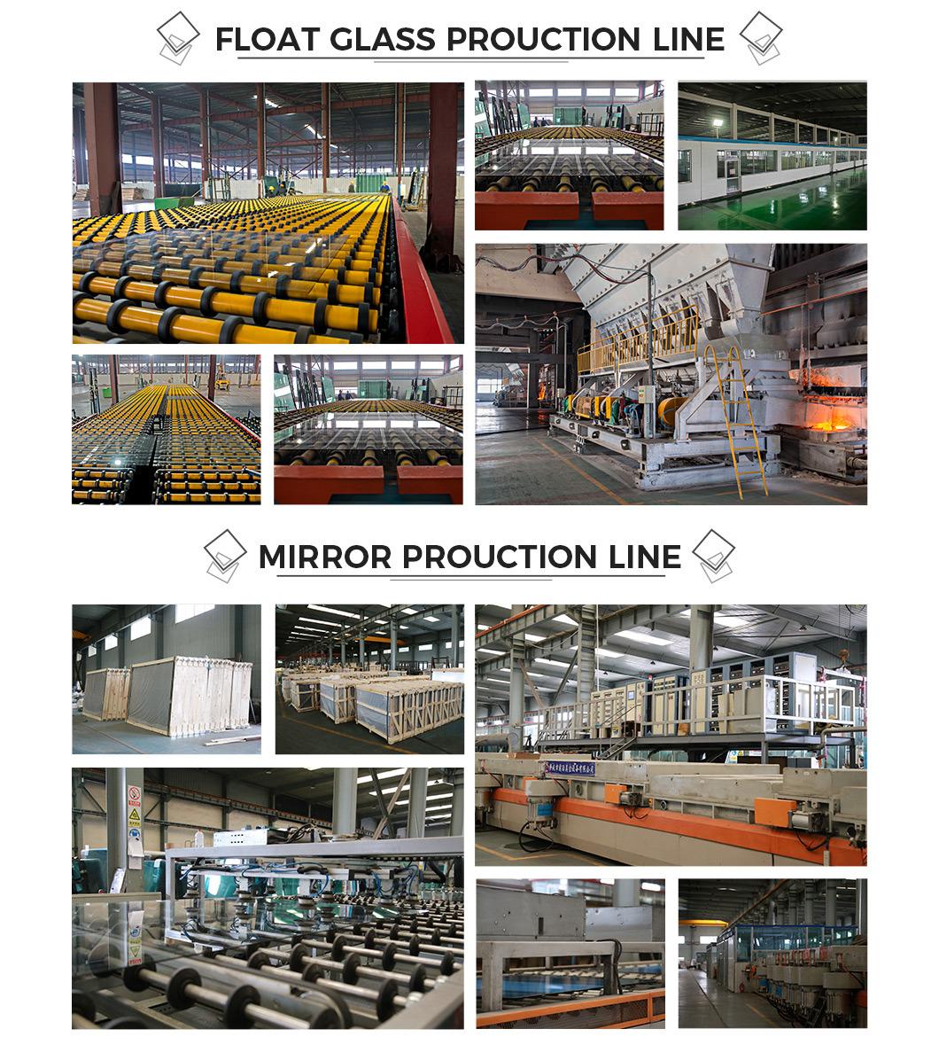 Crystal China Factory Clear Float Glass for Door Window Building etc