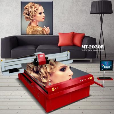 LED UV Flatbed Large Format Digital Printer for Acrylic/Aluminium/Glass Printing