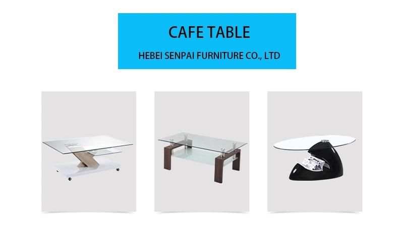 Wholesale Home Office Restaurant Furniture Glass Imitation Marbling Dining Set Table