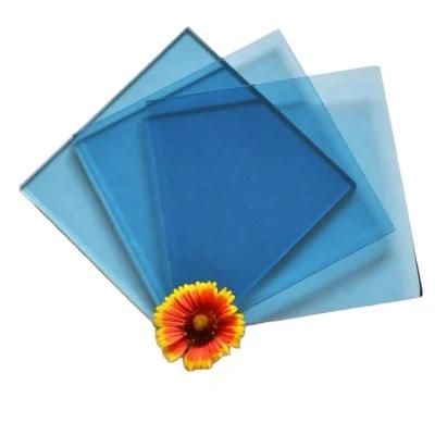 3 4 5 6 8 10mm Ultra Clear Tinted Dark Blue Reflactive Float Laminated Tempered Glass