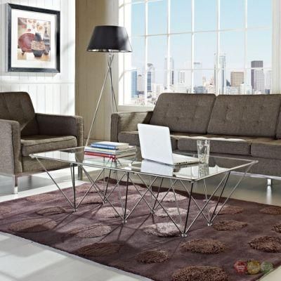 Modern Factory Luxury Top Glass Center Furniture Table Coffee Living Room for Wholesale